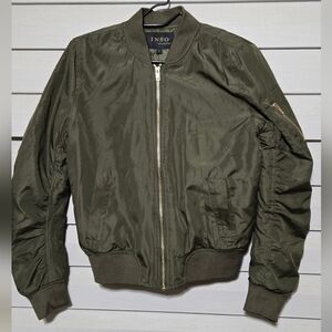 Olive Green Bomber Jacket